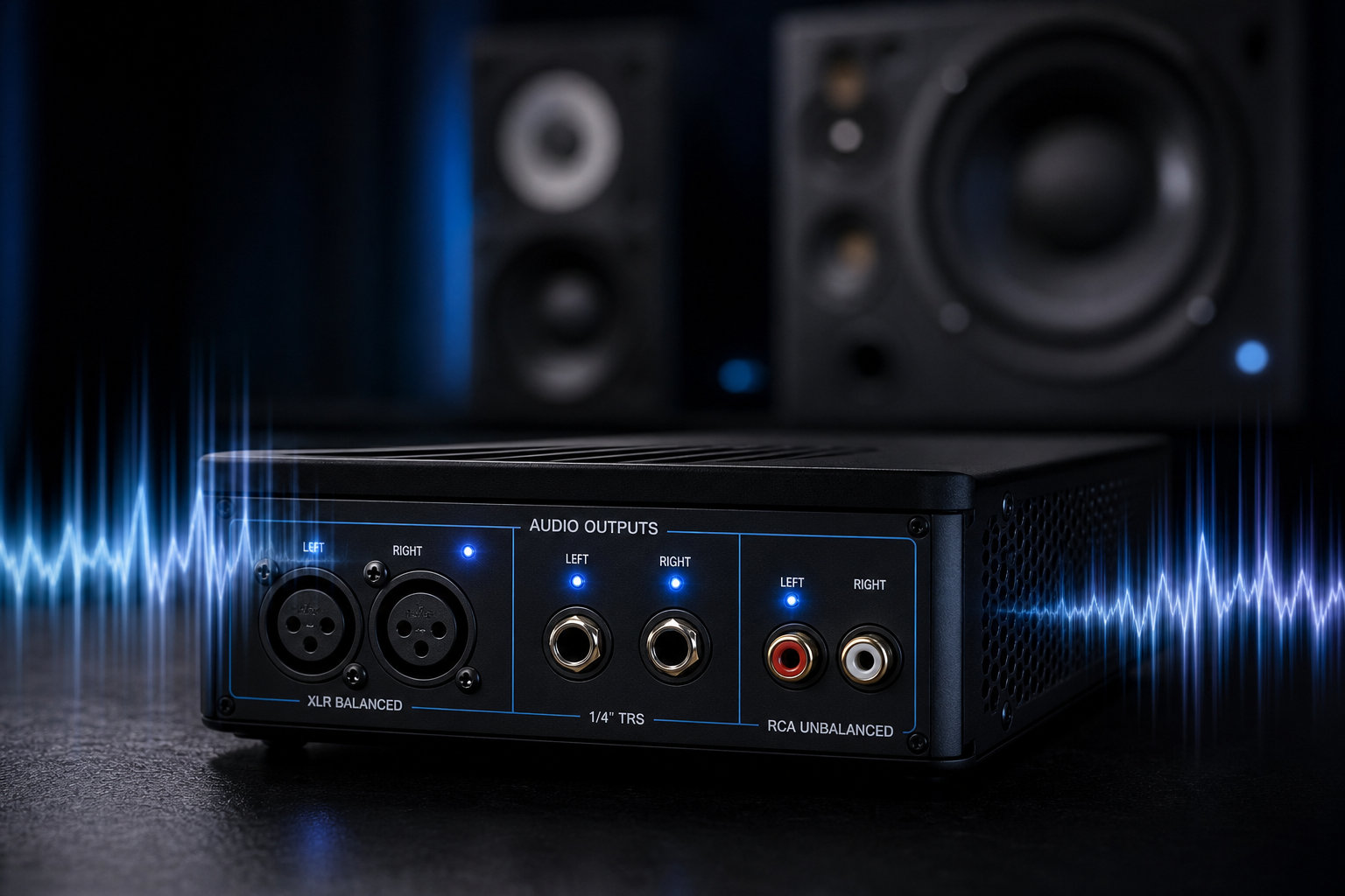 NeoDeck audio outputs and connections